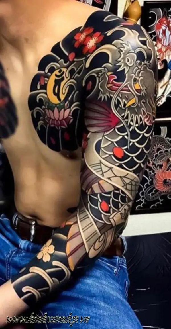 Hình xăm phun tay nhật cổ: Nghệ thuật xăm độc đáo từ xứ sở hoa anh đào 24