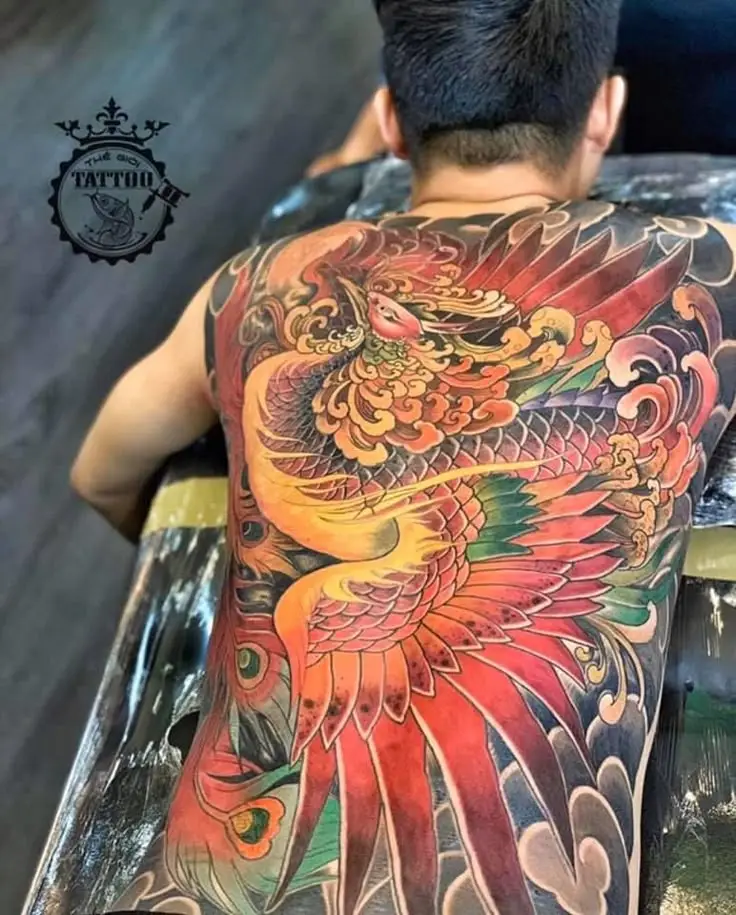 Hình Xăm Phượng Hoàng Lửa Đẹp Nhất Cho Nữ 60