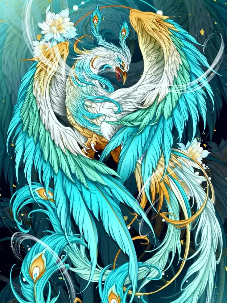 Hình Xăm Phượng Hoàng Màu - Biểu Trưng Của Tái Sinh 47