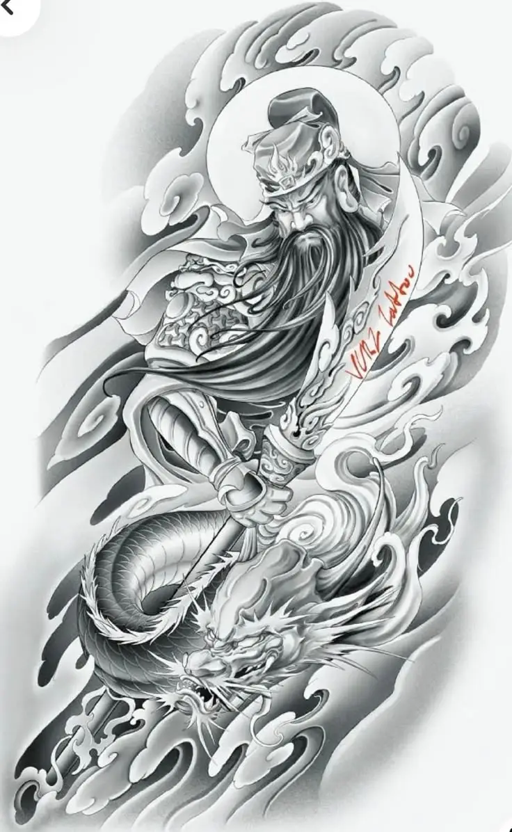 Xăm Hình Quan Nhị Ca - Biểu Tượng Văn Hóa Đặc Sắc 15