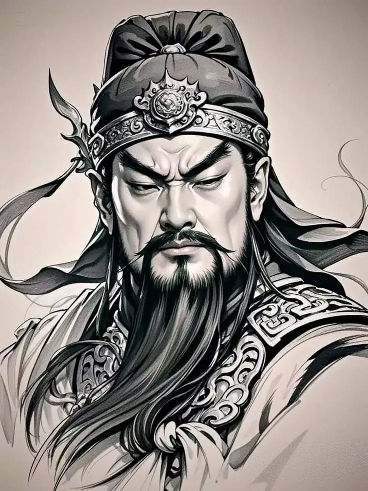 Hình Xăm Quan Vân Trường - Sức Mạnh và Danh Dự 31