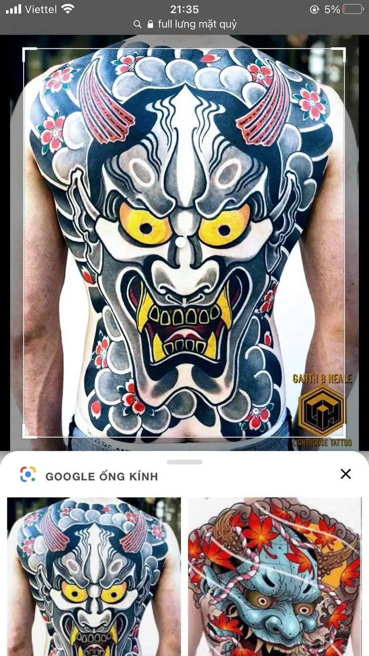 Bí ẩn hình xăm quỷ dạ xoa kín lưng 3