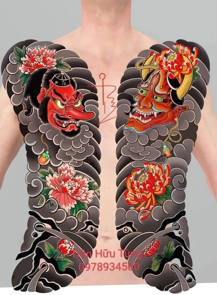 Bí ẩn hình xăm quỷ dạ xoa kín lưng 38
