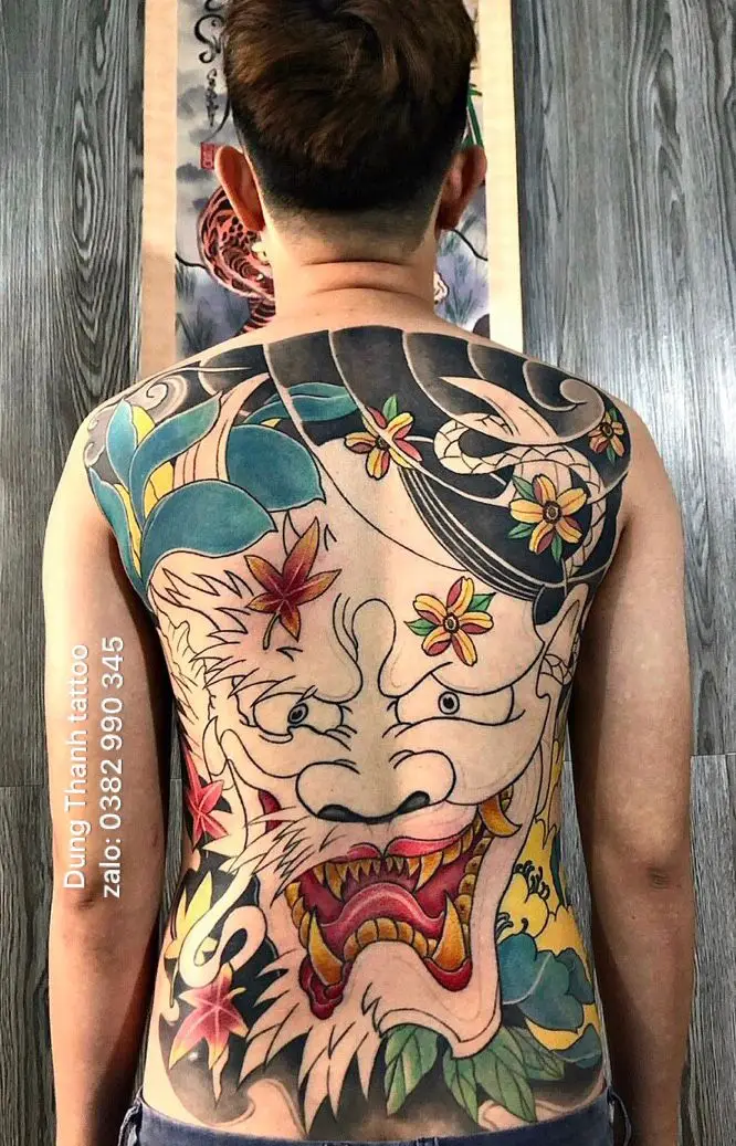 Bí ẩn hình xăm quỷ dạ xoa kín lưng 55