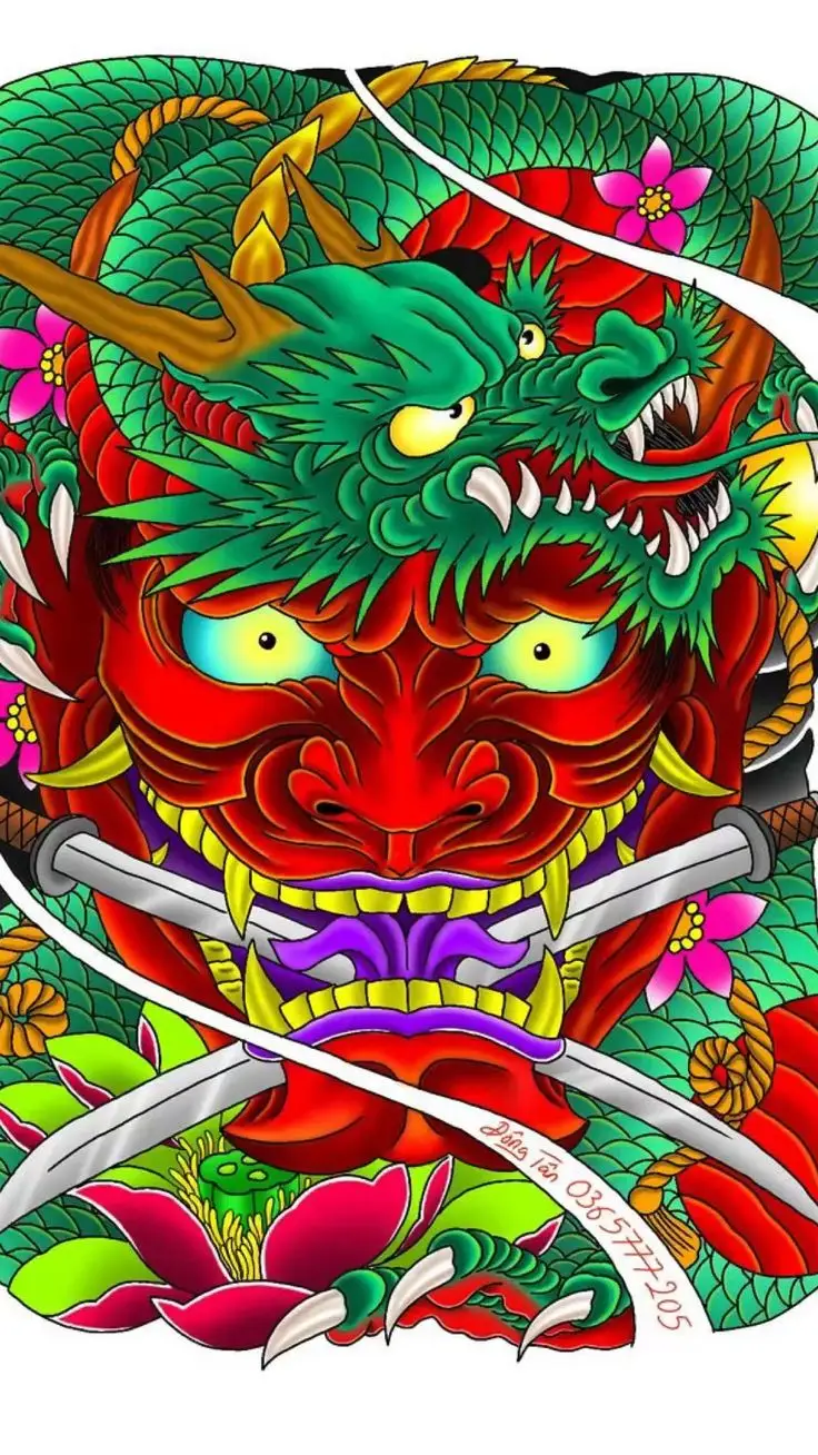 Hình Xăm Rồng Full Bụng - Biểu Tượng Của Quyền Lực Và Sự Thịnh Vượng 20