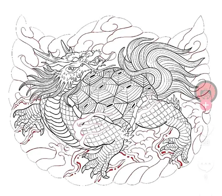 Hình Xăm Rồng Full Bụng - Biểu Tượng Của Quyền Lực Và Sự Thịnh Vượng 28