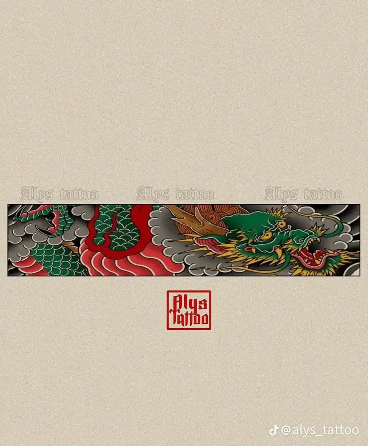 Hình Xăm Rồng Quấn Chân - Nghệ Thuật Từ Những Đường Nét Mạnh Mẽ 5