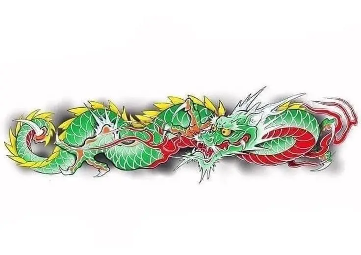 Hình Xăm Rồng Quấn Chân - Nghệ Thuật Từ Những Đường Nét Mạnh Mẽ 43