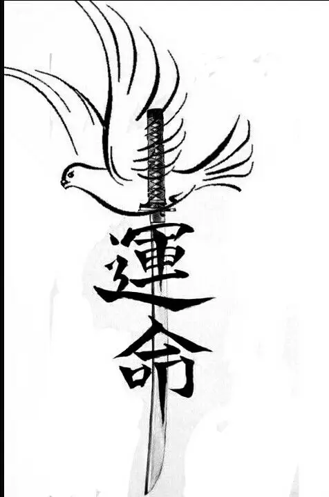 Hình Xăm Samurai Cầm Kiếm - Sức Mạnh và Danh Dự 49