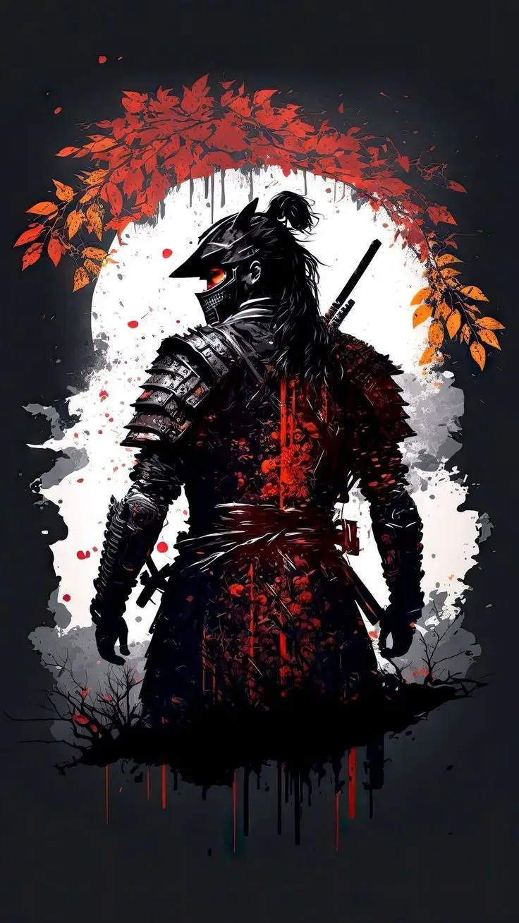 Hình Xăm Samurai Cầm Kiếm - Sức Mạnh và Danh Dự 52