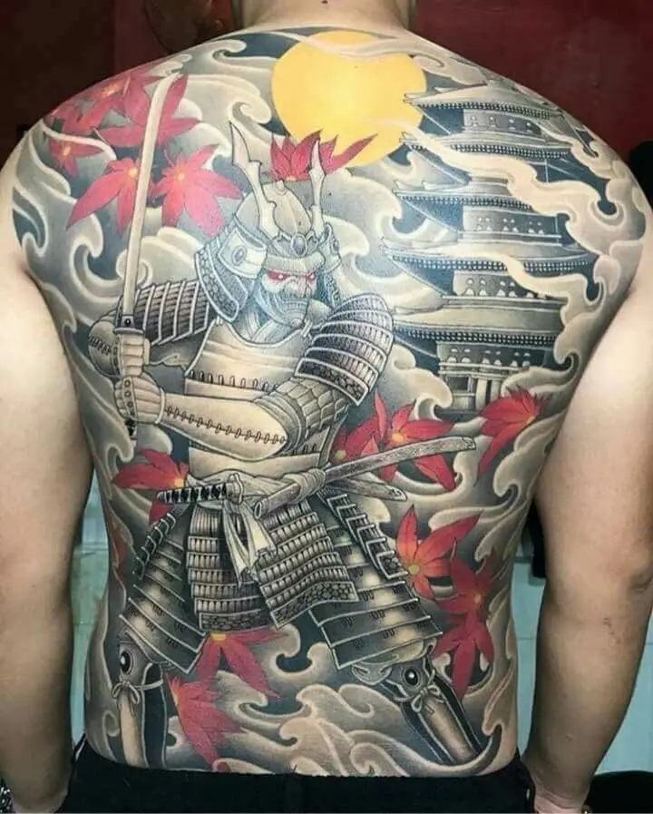 Khám Phá Hình Xăm Samurai Full Lưng Ấn Tượng 38
