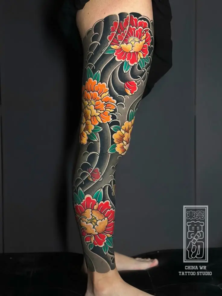 Hình Xăm Samurai Nhật Cổ Full Chân: 50+ Mẫu Hình Đẹp Cho Bạn 10