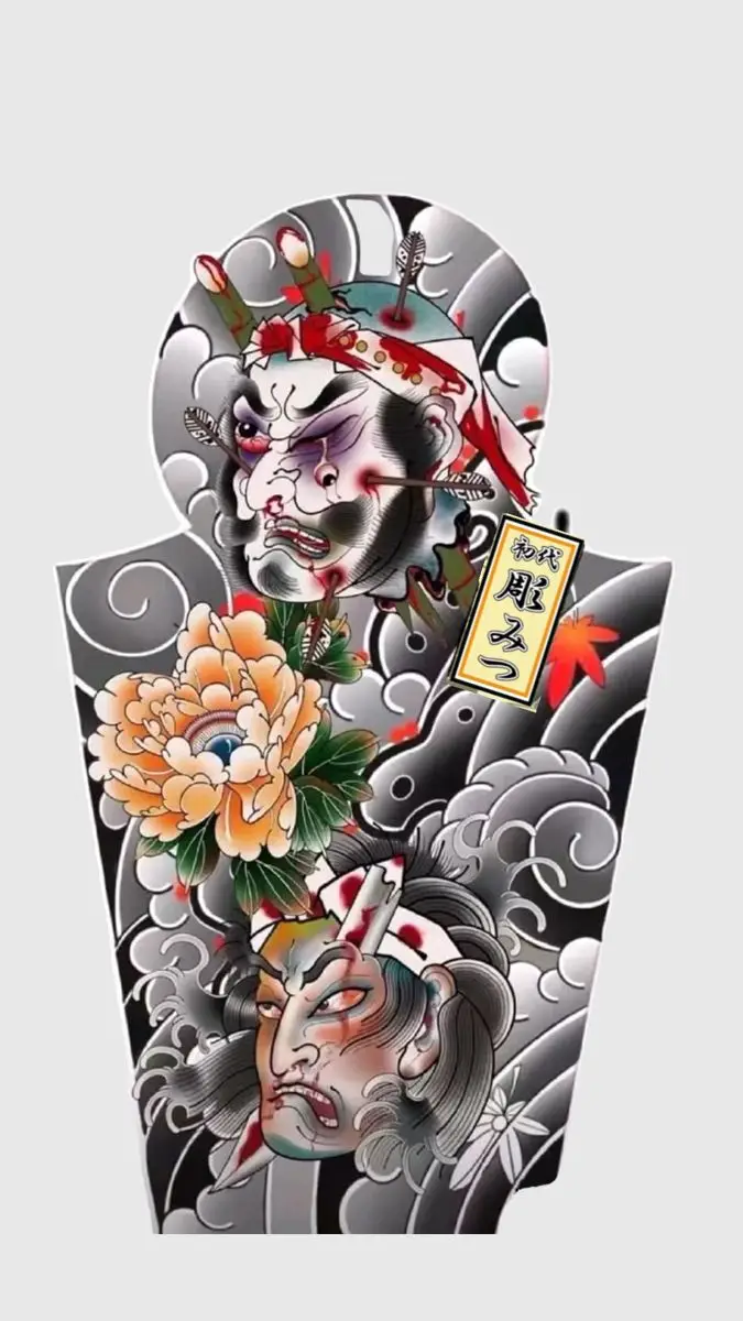 Hình Xăm Samurai Nhật Cổ Full Chân: 50+ Mẫu Hình Đẹp Cho Bạn 19