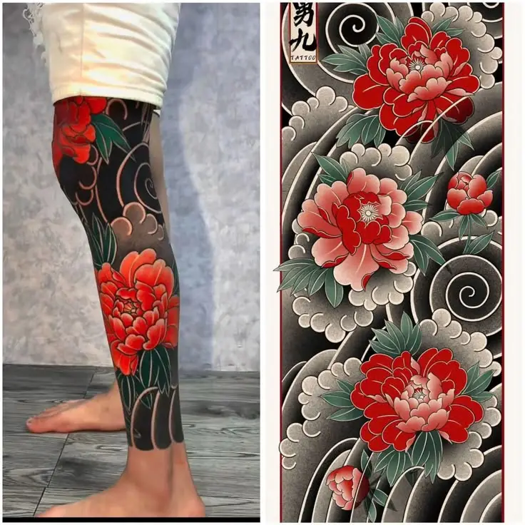 Hình Xăm Samurai Nhật Cổ Full Chân: 50+ Mẫu Hình Đẹp Cho Bạn 46