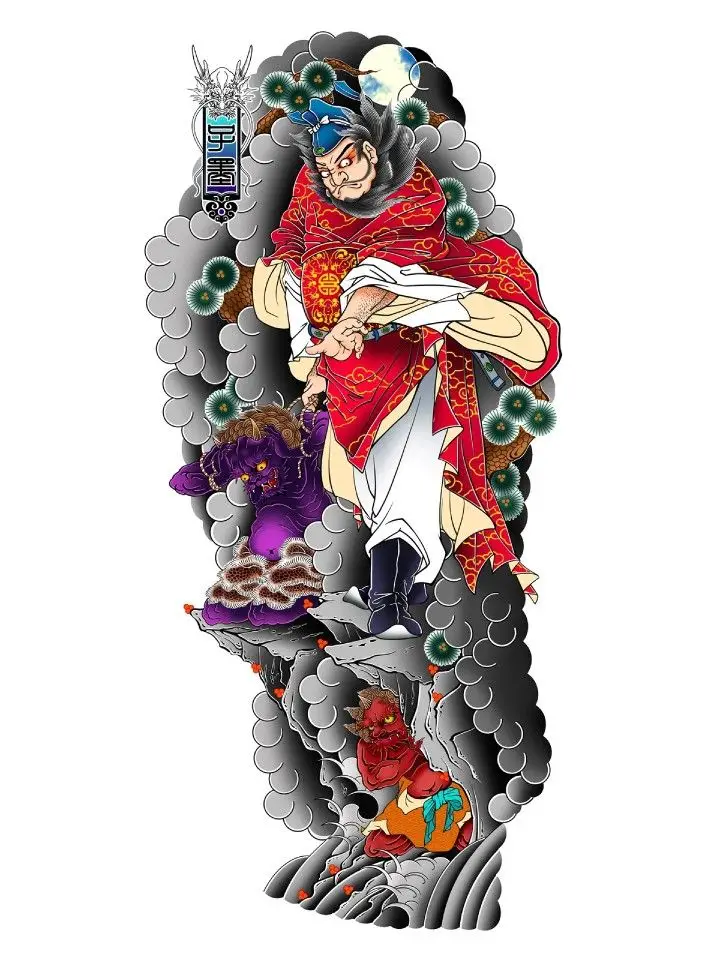 Hình Xăm Samurai Nhật Cổ Full Chân: 50+ Mẫu Hình Đẹp Cho Bạn 55