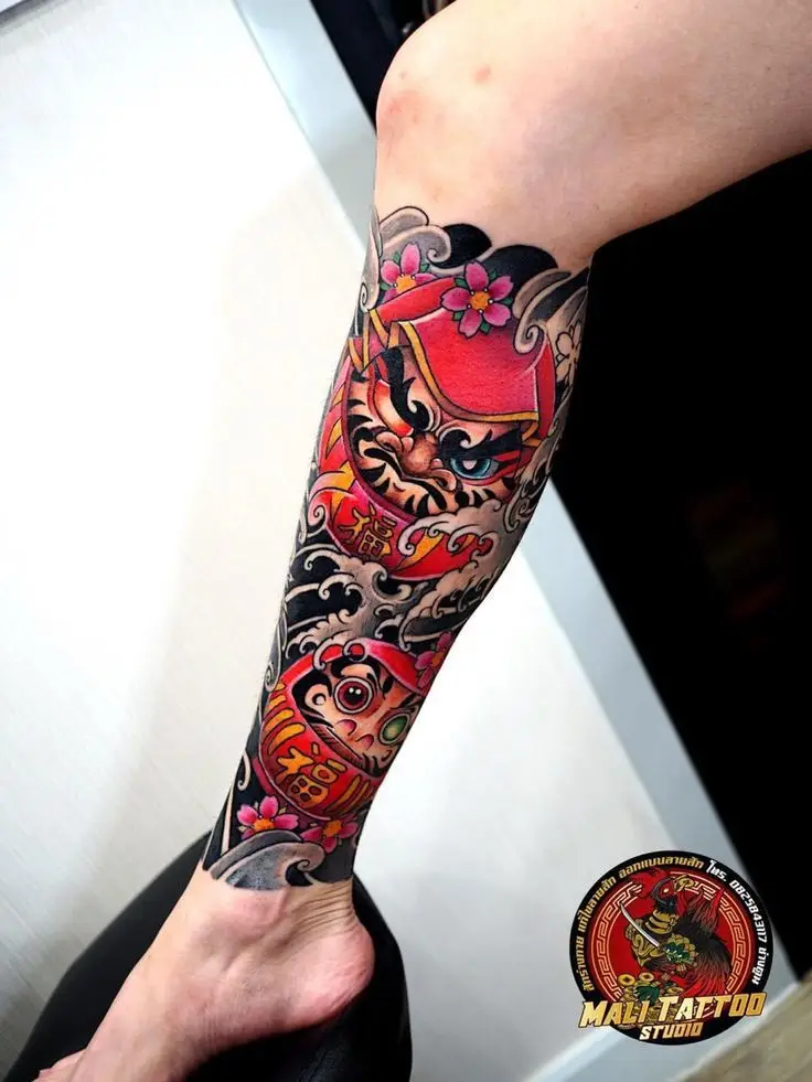 Hình Xăm Samurai Nhật Cổ Full Chân: 50+ Mẫu Hình Đẹp Cho Bạn 58