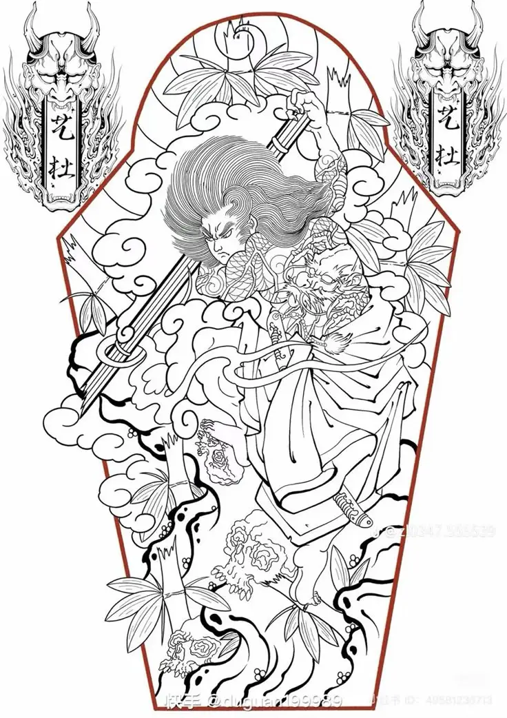 Hình Xăm Samurai Nhật Cổ Full Lưng - Bộ Sưu Tập 100 Hình Ảnh Đẹp Nhất 2