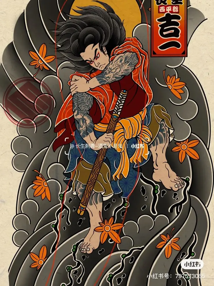 Hình Xăm Samurai Nhật Cổ Full Lưng - Bộ Sưu Tập 100 Hình Ảnh Đẹp Nhất 8
