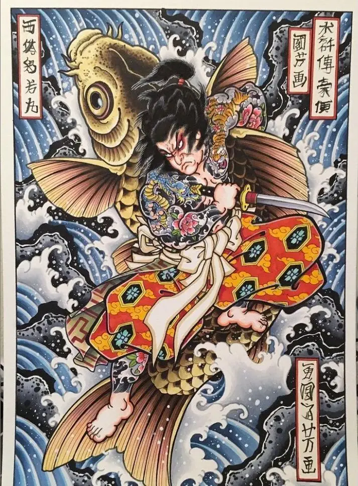 Hình Xăm Samurai Nhật Cổ Full Lưng - Bộ Sưu Tập 100 Hình Ảnh Đẹp Nhất 13