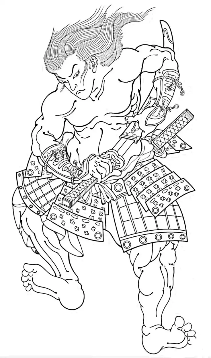 Hình Xăm Samurai Nhật Cổ Full Lưng - Bộ Sưu Tập 100 Hình Ảnh Đẹp Nhất 24