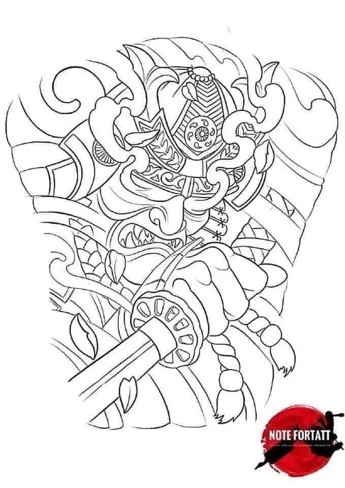 Hình Xăm Samurai Nhật Cổ Full Lưng - Bộ Sưu Tập 100 Hình Ảnh Đẹp Nhất 29