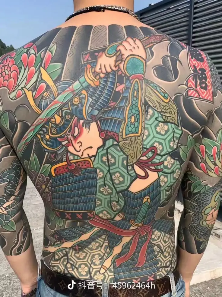Hình Xăm Samurai Nhật Cổ Full Lưng - Bộ Sưu Tập 100 Hình Ảnh Đẹp Nhất 30