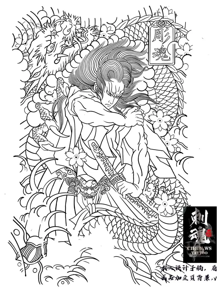 Hình Xăm Samurai Nhật Cổ Full Lưng - Bộ Sưu Tập 100 Hình Ảnh Đẹp Nhất 33