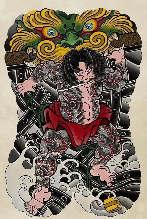 Hình Xăm Samurai Nhật Cổ Full Lưng - Bộ Sưu Tập 100 Hình Ảnh Đẹp Nhất 39