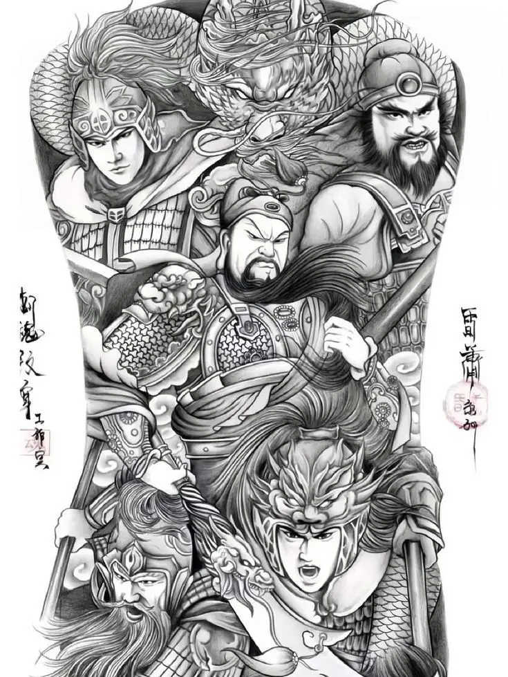 Hình Xăm Samurai Nhật Cổ Full Lưng - Bộ Sưu Tập 100 Hình Ảnh Đẹp Nhất 41