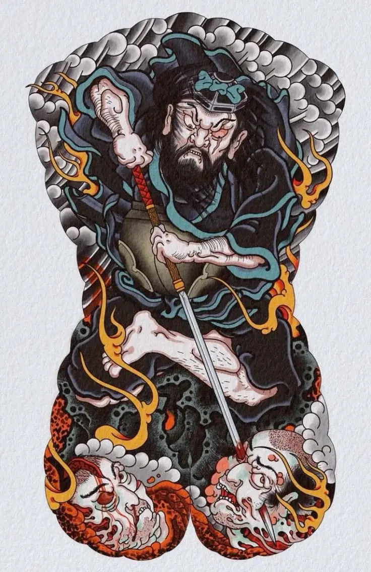 Hình Xăm Samurai Nhật Cổ Full Lưng - Bộ Sưu Tập 100 Hình Ảnh Đẹp Nhất 45