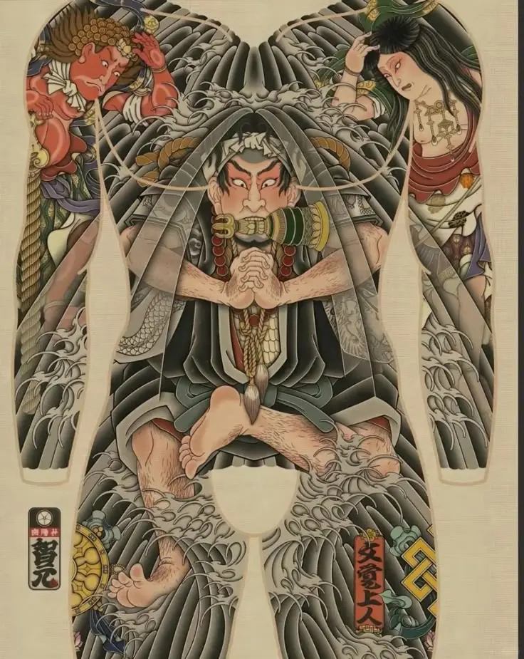 Hình Xăm Samurai Nhật Cổ Full Lưng - Bộ Sưu Tập 100 Hình Ảnh Đẹp Nhất 48