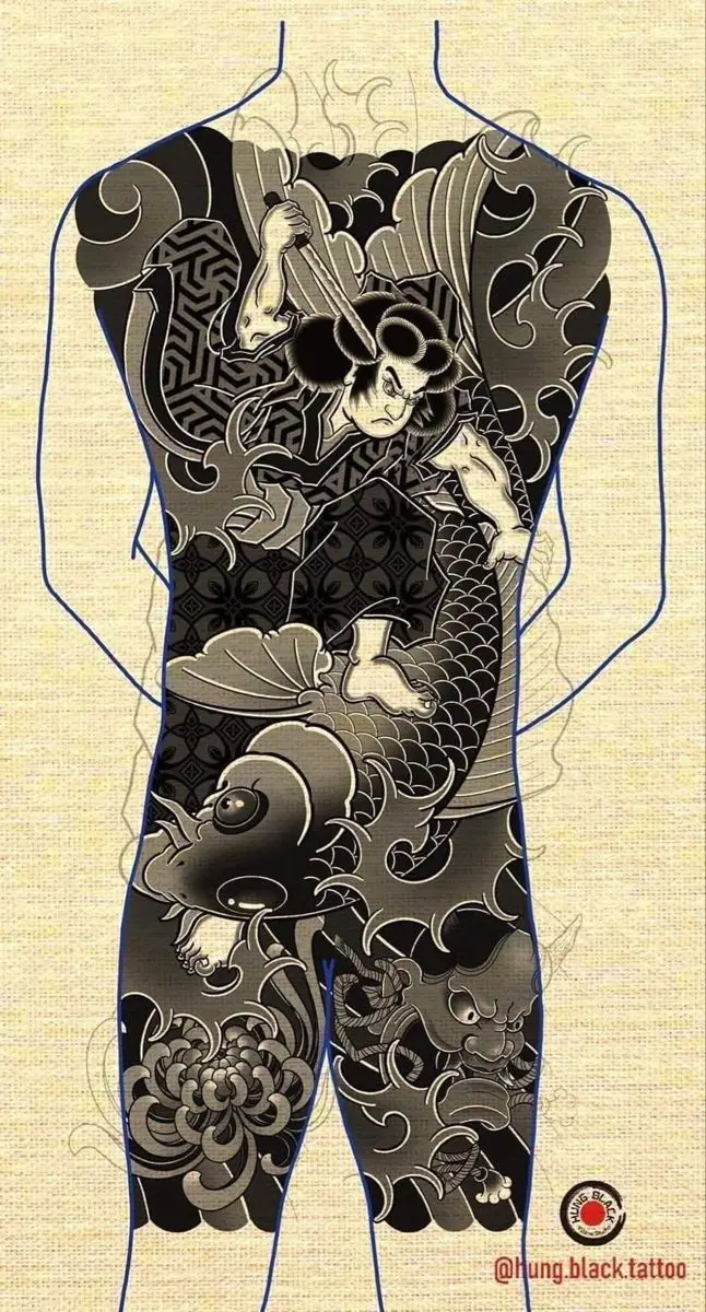 Hình Xăm Samurai Nhật Cổ Full Lưng - Bộ Sưu Tập 100 Hình Ảnh Đẹp Nhất 51