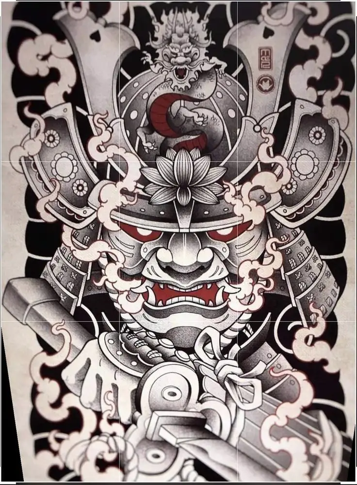 Hình Xăm Samurai Nhật Cổ Full Lưng - Bộ Sưu Tập 100 Hình Ảnh Đẹp Nhất 54