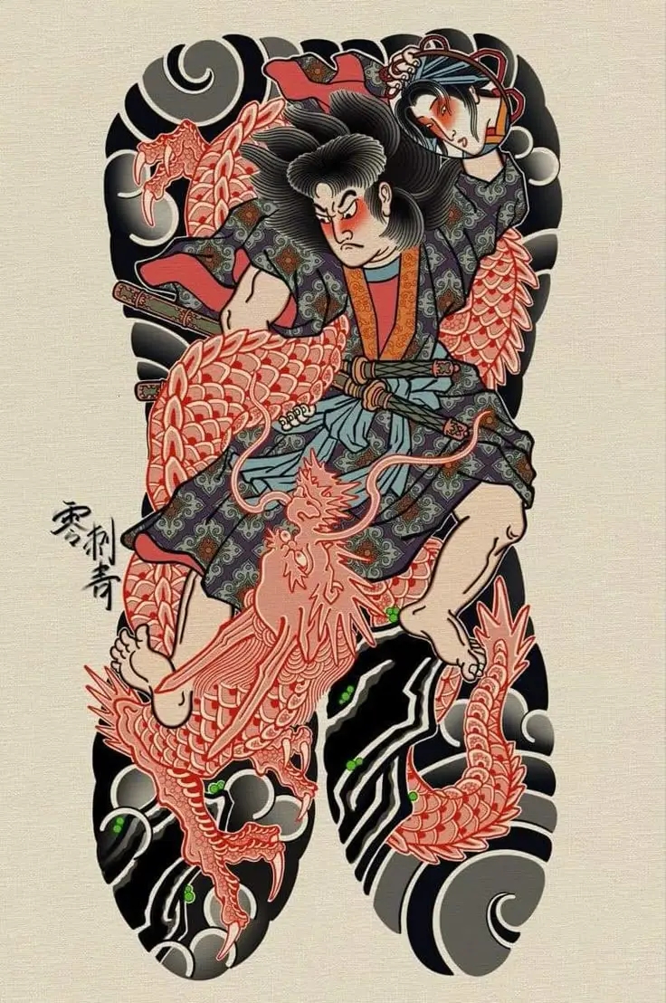 Hình Xăm Samurai Nhật Cổ Full Lưng - Bộ Sưu Tập 100 Hình Ảnh Đẹp Nhất 55