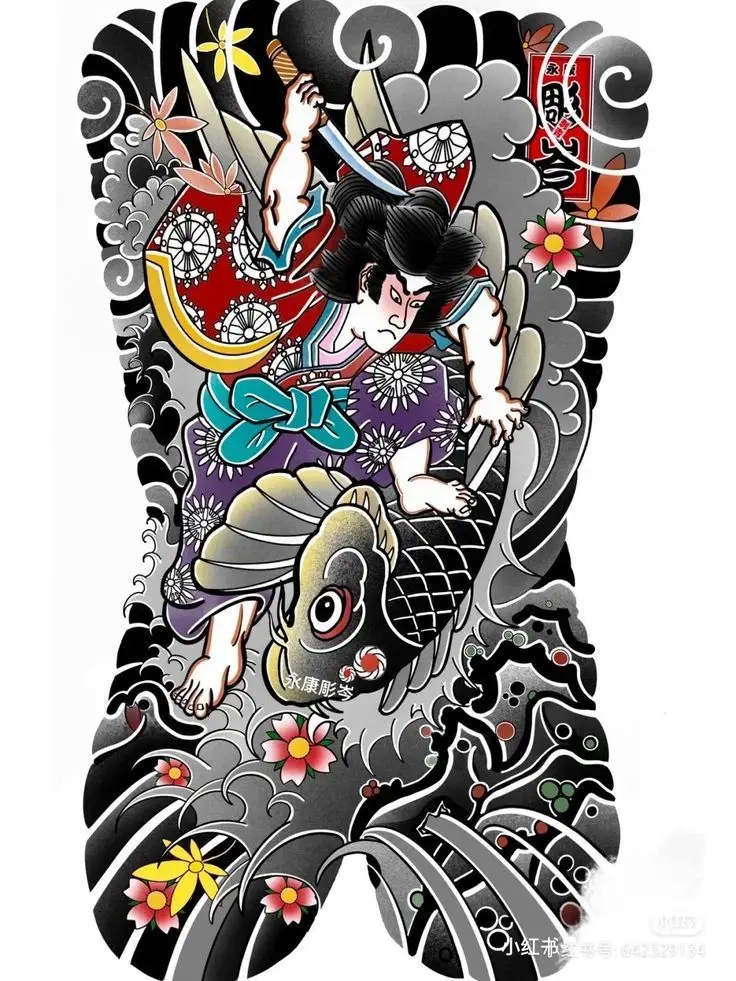 Hình Xăm Samurai Nhật Cổ Full Lưng - Bộ Sưu Tập 100 Hình Ảnh Đẹp Nhất 60