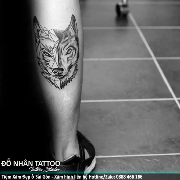 Hình Xăm Sói Đẹp Cho Nam - Tổng Hợp 50+ Hình Ảnh Ấn Tượng 48