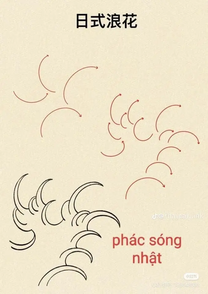 Hình Xăm Sóng Nước Nhật Cổ - Nét Đẹp Văn Hóa Truyền Thống 63