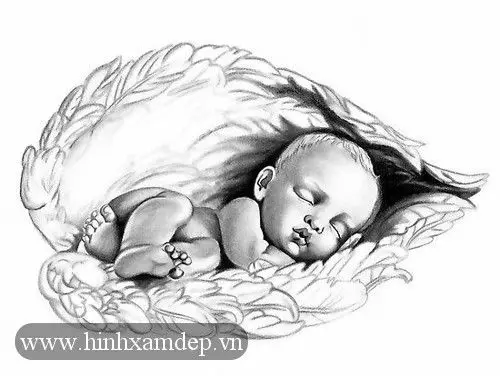 Hình Xăm Thiên Thần Mini - Những Kiểu Hình Xăm Ý Nghĩa và Đẹp 61