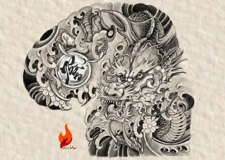 Hình Xăm Tôn Ngộ Không Cưỡi Rồng - Biểu Tượng Sức Mạnh và Sự Thần Bí 19