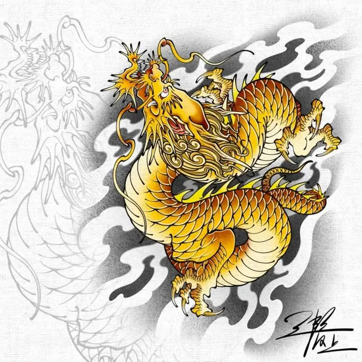 Hình Xăm Tôn Ngộ Không Cưỡi Rồng - Biểu Tượng Sức Mạnh và Sự Thần Bí 30