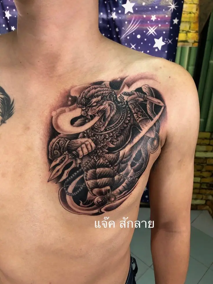 Hình Xăm Trâu Thần Tài - Biểu Tượng May Mắn Trong Văn Hóa 38