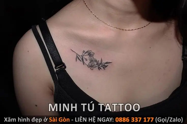 Hình xăm trước ngực cho nữ - Tạo điểm nhấn quyến rũ cho phái đẹp 10