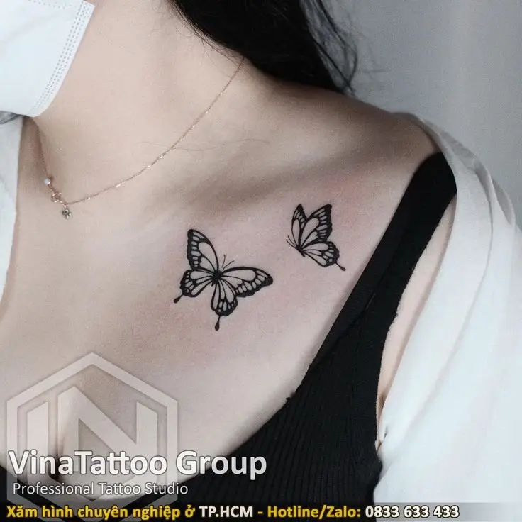 Hình xăm trước ngực cho nữ - Tạo điểm nhấn quyến rũ cho phái đẹp 13