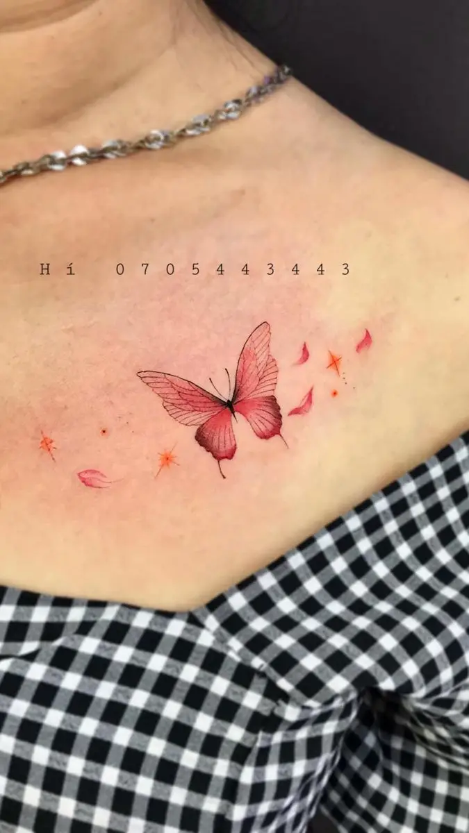 Hình xăm trước ngực cho nữ - Tạo điểm nhấn quyến rũ cho phái đẹp 23