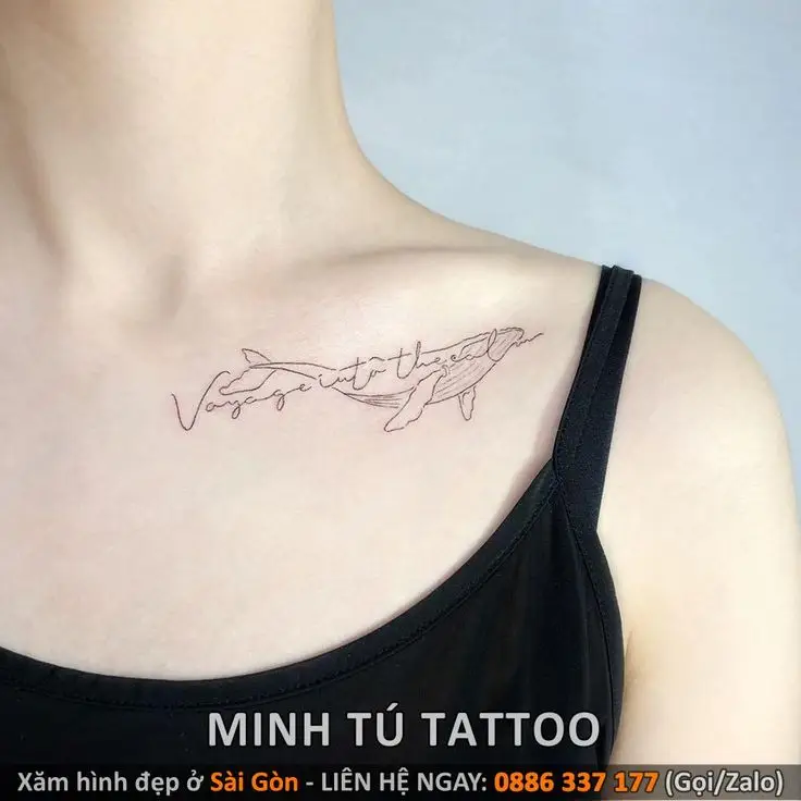 Hình xăm trước ngực cho nữ - Tạo điểm nhấn quyến rũ cho phái đẹp 25