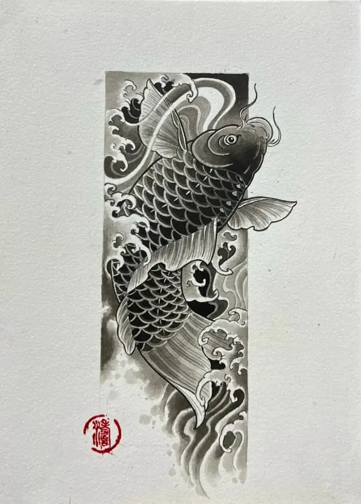 Hình Xăm Vòng Tay Cá Chép - Đẹp và Ý Nghĩa 16