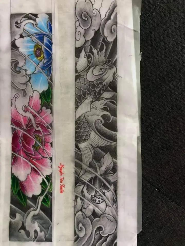 Hình Xăm Vòng Tay Cá Chép - Đẹp và Ý Nghĩa 37