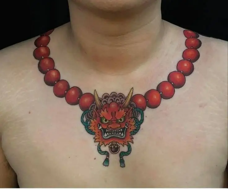 Hình Xăm Vòng Tay Nhật Cổ Mặt Quỷ - Nghệ Thuật Truyền Thống Đầy Ý Nghĩa 10