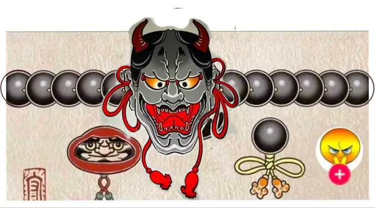Hình Xăm Vòng Tay Nhật Cổ Mặt Quỷ - Nghệ Thuật Truyền Thống Đầy Ý Nghĩa 20