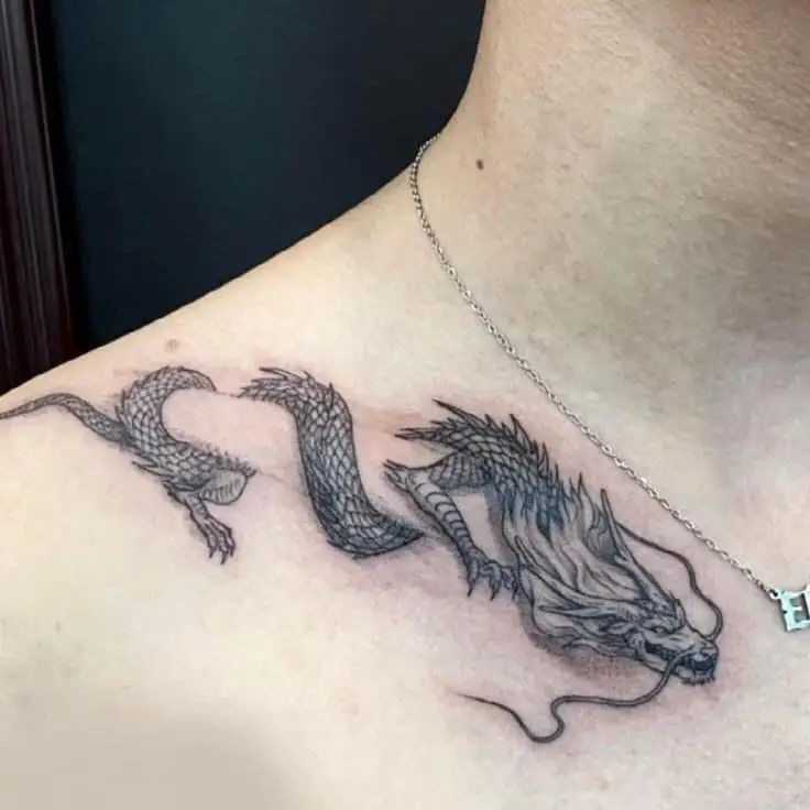 Hình Xăm Xương Quai Xanh: Đẹp và Sang Trọng Qua Các Mẫu Hình Ảnh 1